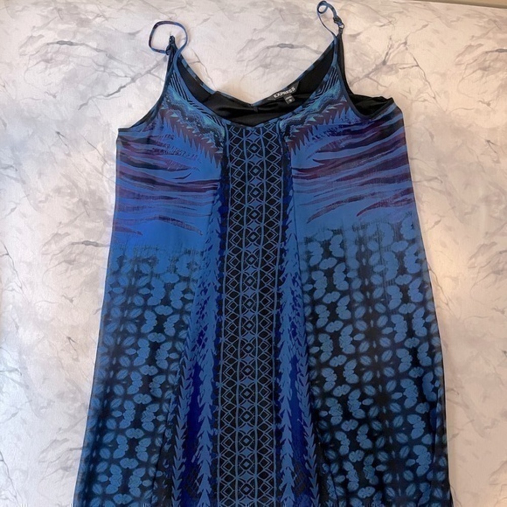 Express Tribal Maxi Cami Dress M